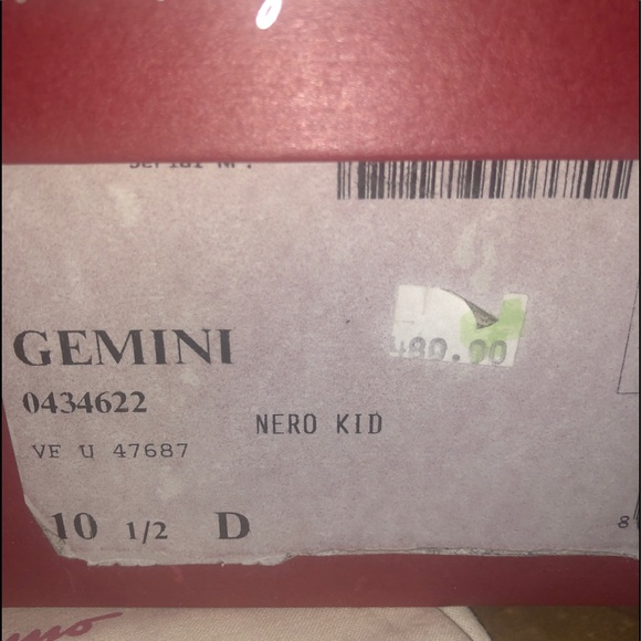 Gemini Nero Kid black slip on loafer slightly used - Picture 6 of 8